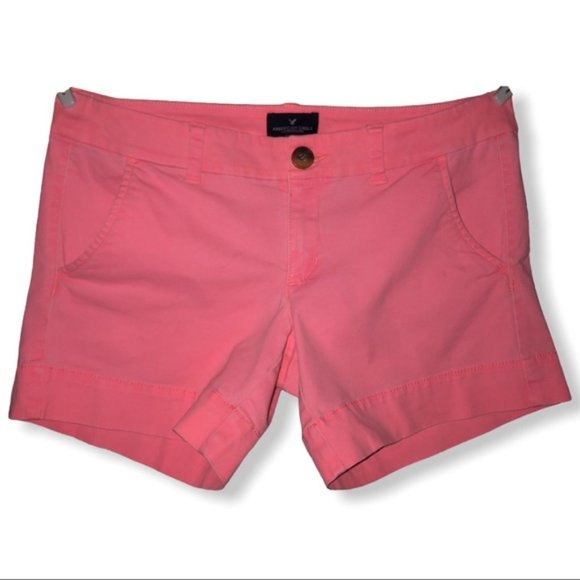 American Eagle Outfitters Pants - 🌻 American Eagle Stretch Midi Pink Shorts